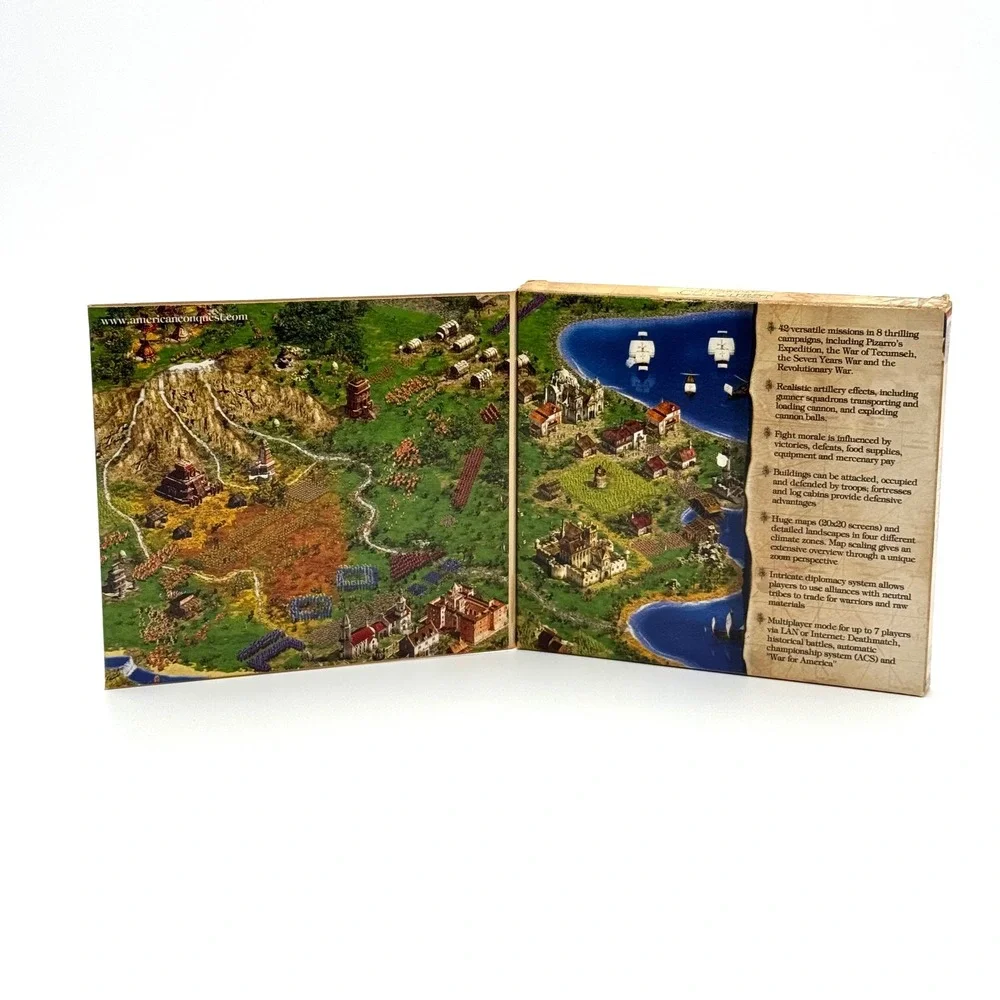 American Conquest Three Centuries of War PC CD-ROM Game 2002 CDV Strategy